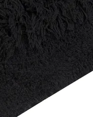 Rug BITLIS Black 140 x 200 cm Cotton_837657