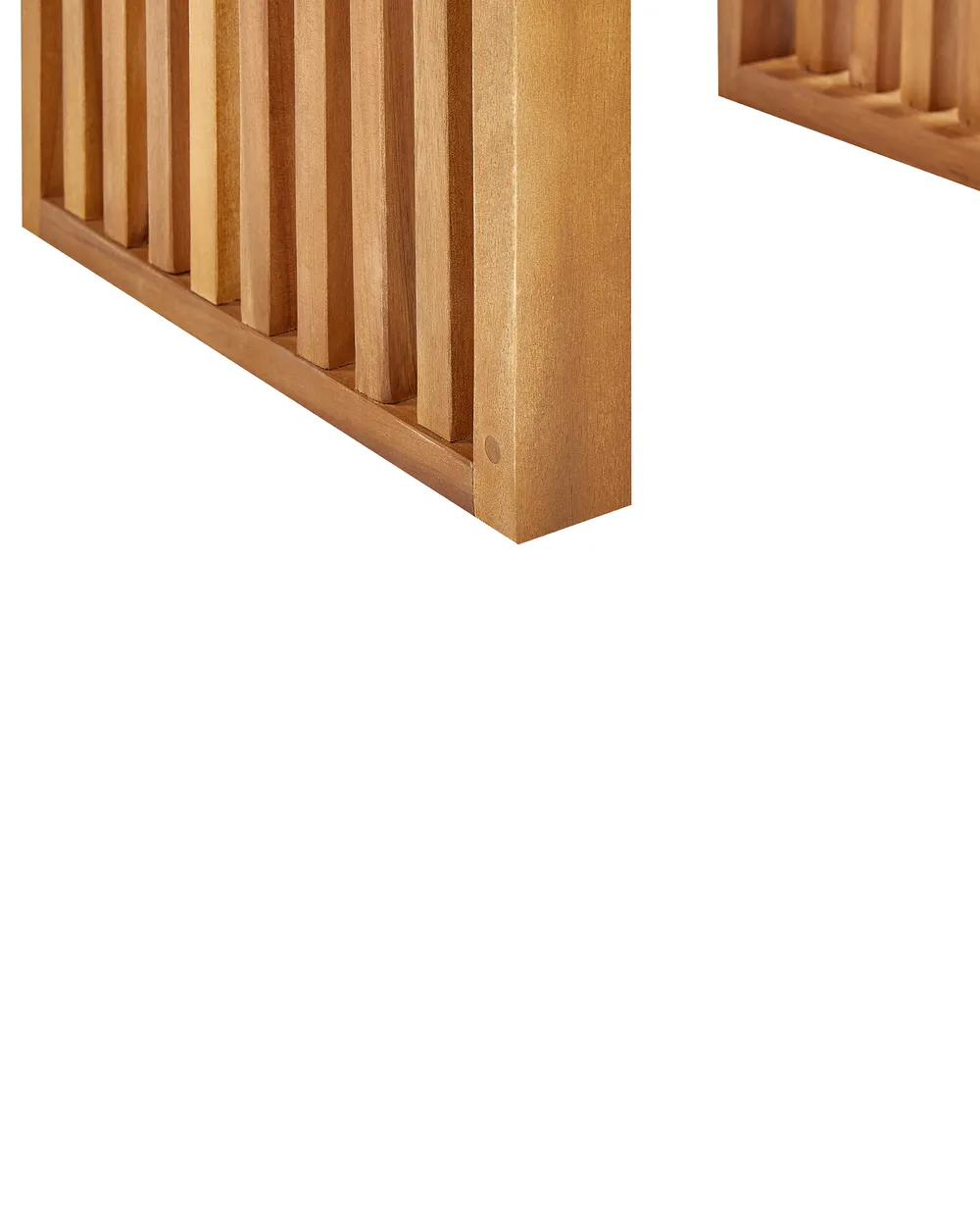 Gartenhocker 2er Set BELLANO Akazienholz Braun_922012