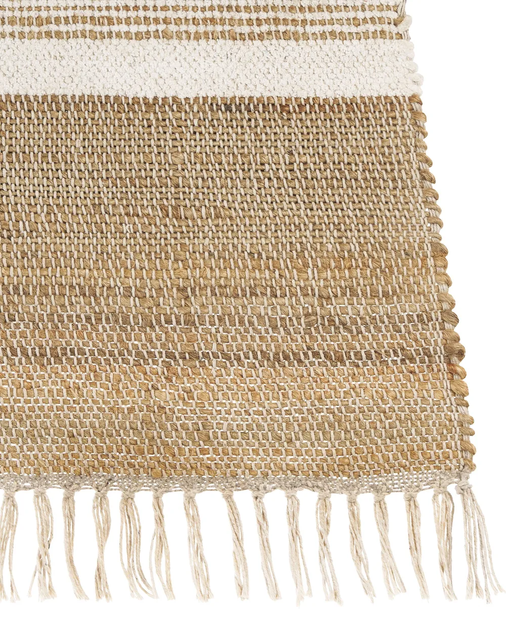 Teppich TALPUR Weiß 160 x 230 cm Jute_845624
