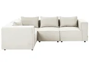 Modular Corner Sofa 4 Seater AXEBO Boucle Off-White Right Hand_1075538