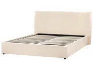 Bed met opbergruimte LAVAUR Bouclé Beige 160 x 200 cm_966025