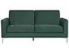Sofa 3 Seater FENES Velvet Dark Green