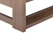 Lounge Set mit Tisch 4-Sitzer TIMOR modular zertifiziertes Akazienholz Dunkelbraun_853398