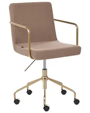 Bürostuhl TRINITY Cord Hellbraun_1077460