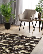 Teppich ARTVIN Braun 160 x 230 cm Echtleder_1156996