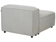Modul Ecksofa 4-Sitzer ARDAL Stoff Hellgrau rechtsseitig_949512