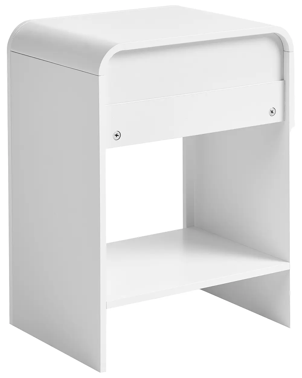 1 Drawer Bedside Table CHARLEVILLE White_1161026
