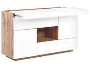 Home Office Desk 2 Door Sideboard GORAN White_824557