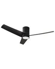 Ceiling Fan with Light CANETE with Remote LED Black_988610
