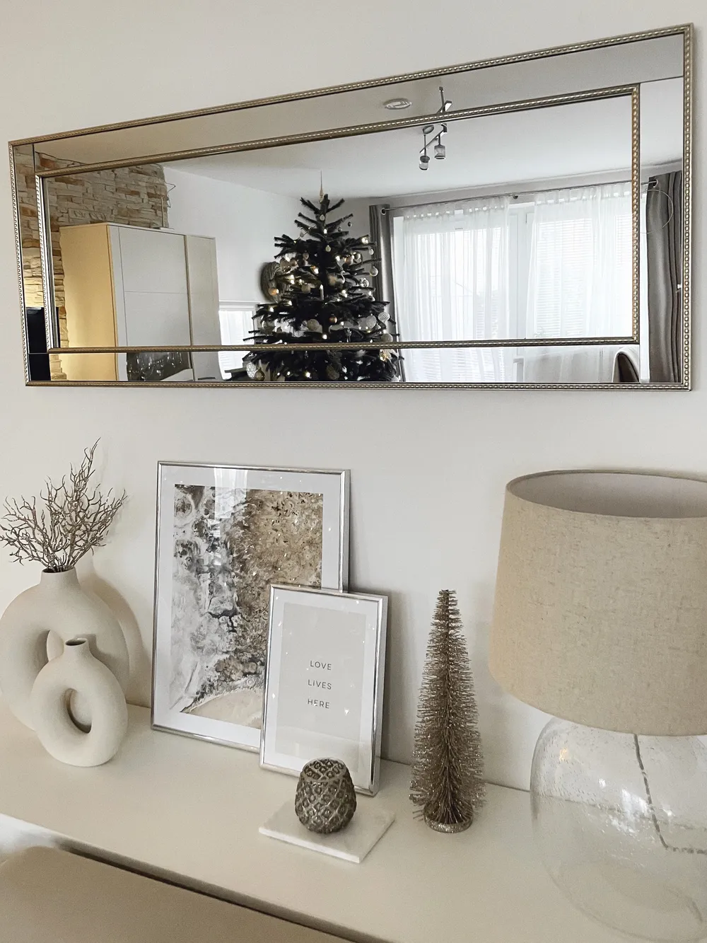 Wall Mirror FENIOUX 50 cm 130 cm Silver_814756