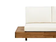 Gartensofa 3-Sitzer MARETTIMO zertifiziertes Akazienholz Cremeweiß_953707