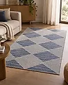 Teppich DATCA Blau 140 x 200 cm Wolle