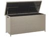 Aufbewahrungsbox MODENA 126 cm 46 cm Polyrattan Taupe
