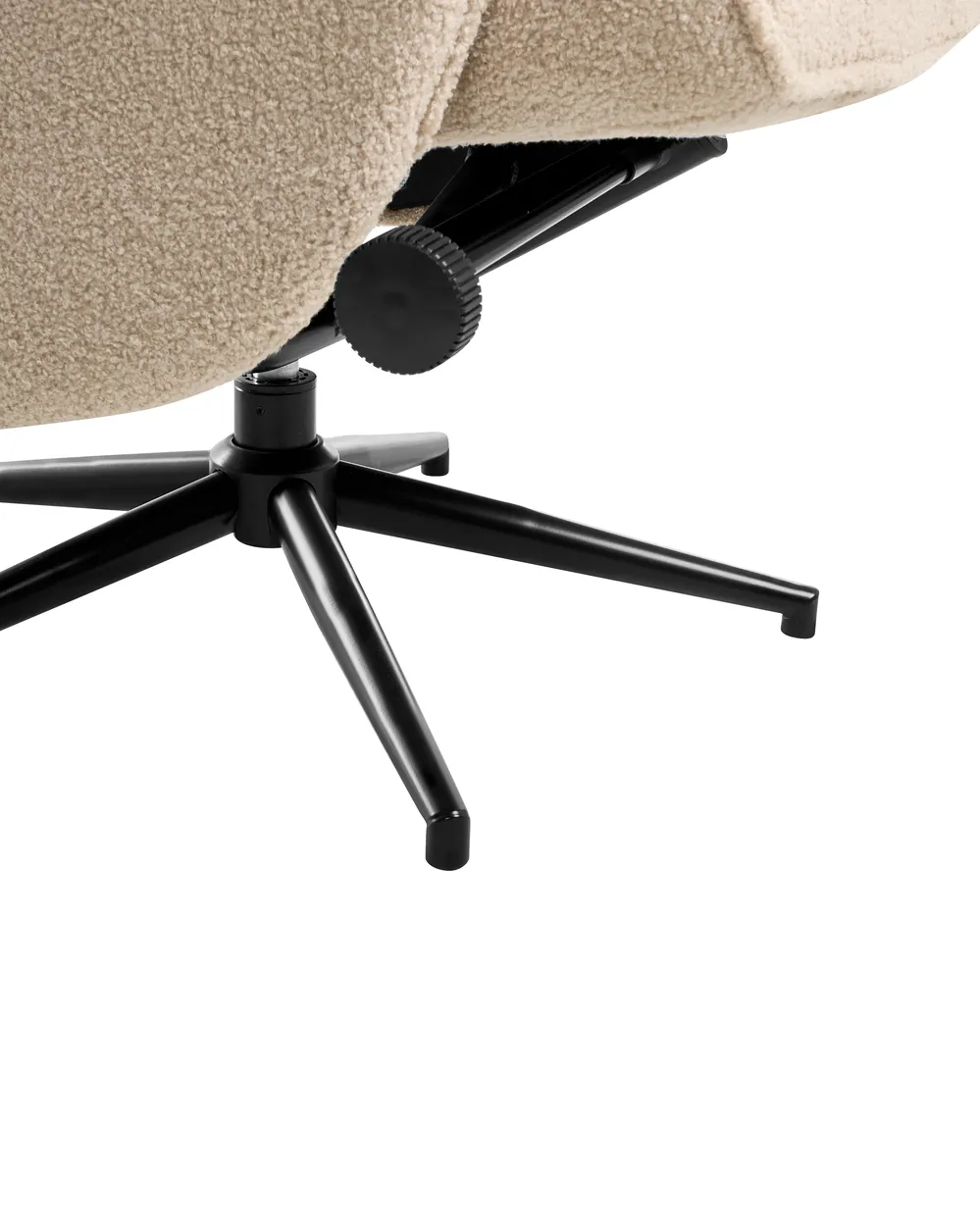 Fernsehsessel JAPET Bouclé Beige_1007270