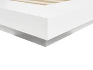 Bett mit Lattenrost ZEN 160 x 200 cm Weiß_751590