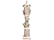 Weihnachtsdekoration LED LENTIRA 80 cm Pollerleuchte Hellbraun_1028168