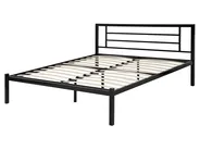 Krevet Metal CUSSET 160 x 200 cm Crni_735354