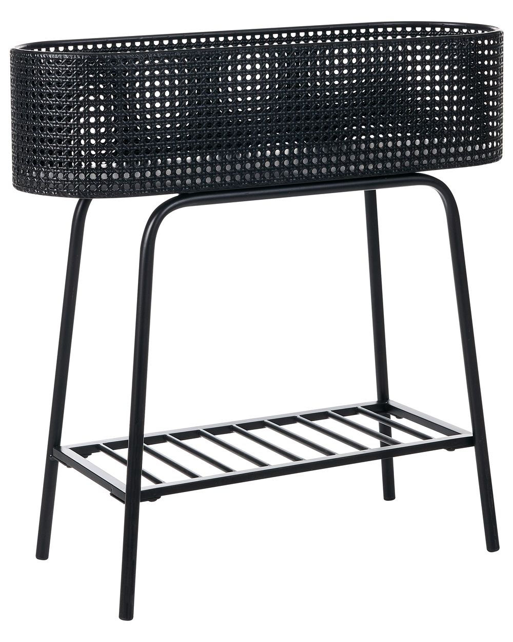 Pflanzenständer LINNAEA 60 cm Metall Schwarz