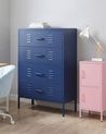 Kommode ENAGO Metall Marineblau