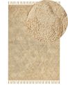 Teppich SANLIURFA Beige 160 x 230 cm Baumwolle