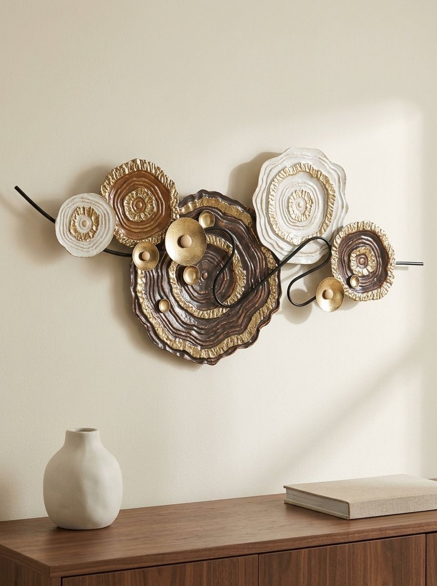 Wall Decor IRIDIUM 55 cm Metal Multicolour