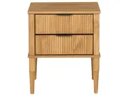 Schlafzimmer Set Kiefernholz AMBAZAC 160 x 200 cm Hellbraun_1118984