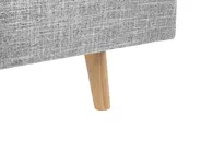 Bed Fabric RENNES 180 x 200 cm (EU Super King) Light Grey_684082