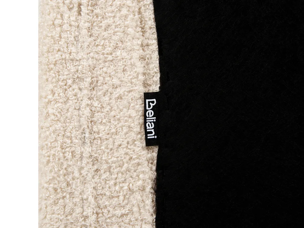 Bett mit Lattenrost Bouclé AMBILLOU 160 x 200 cm Beige_967550