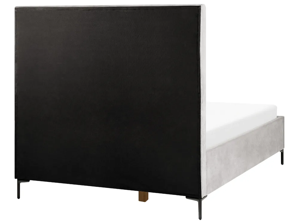 Posteljni komplet SEZANNE Samet svijetlosivi 140 x 200 cm_800112