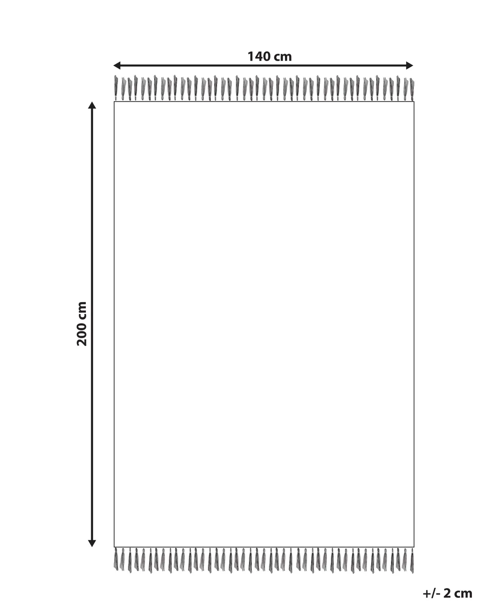 Kinderteppich TATARLI Rosa 140 x 200 cm Baumwolle_906583