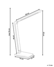 LED Schreibtischlampe PICTOR mit Dimmer Dunkelgrau_1018721