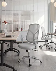 Office Chair NUVINER Light Grey_1161014