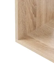 Bücherregal mit 3 Ebenen KAHNTAH 163 cm Hellbraun_1003830