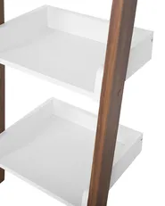 Regal mit 5 Ebenen MOBILE DUO 166 cm Braun / Weiß_727170