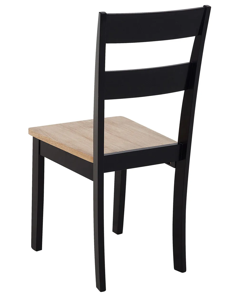 Esszimmerstuhl 2er Set GEORGIA Holz Schwarz_735874