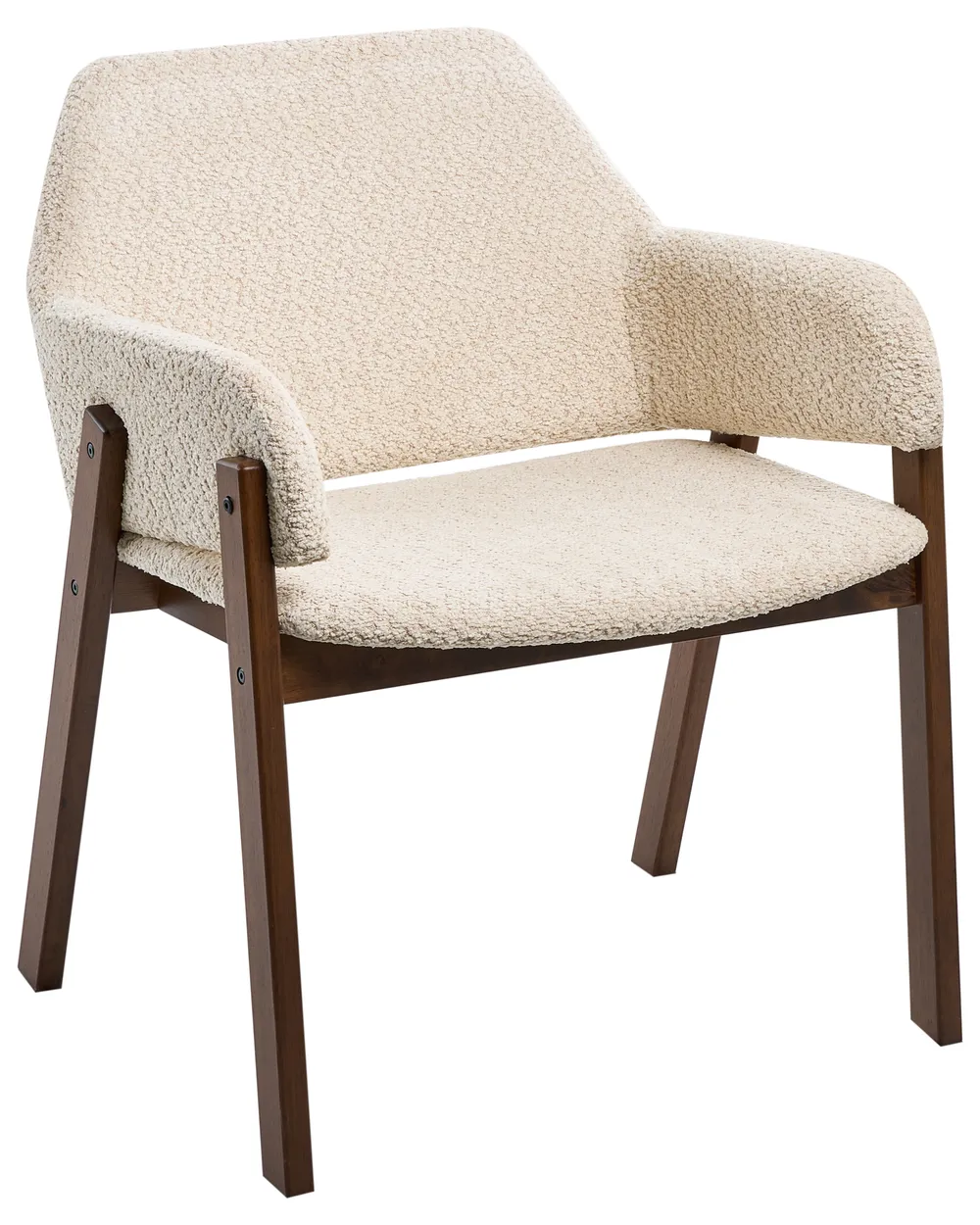 Esszimmerstuhl 2er Set ALBION Bouclé Hellbeige_1077540