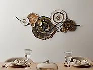 Wall Decor IRIDIUM 55 cm Metal Multicolour_1179086