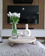 Flower Vase MANNA 26 cm Glass Transparent_973118