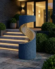 Gartenbrunnen LED WINX Grau_1059567