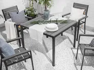 Gartentisch PRATO 95 cm 95 cm Grau_741541