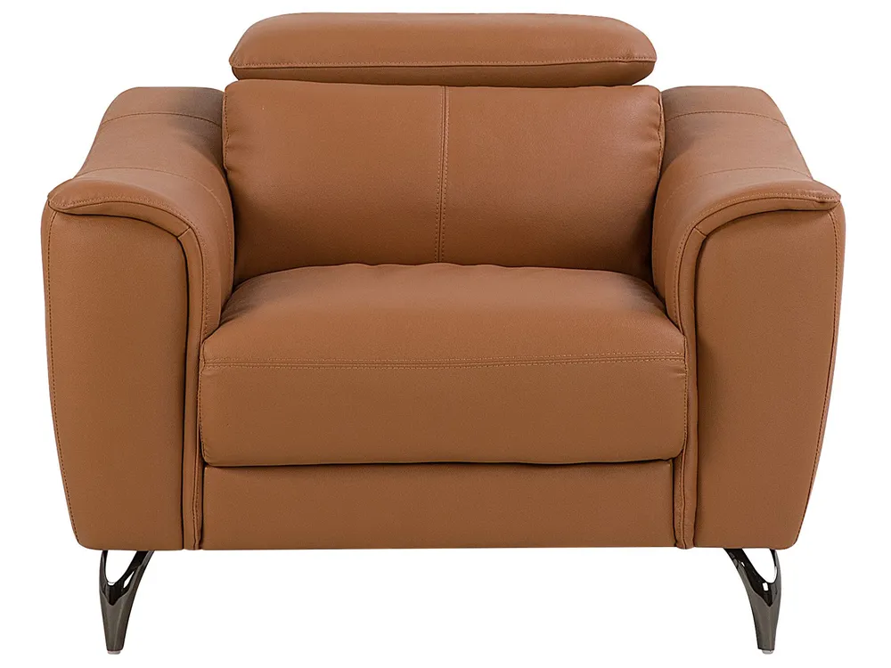 Sofa Set 4-Sitzer NARWIK Echtleder Braun_720660