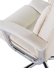 Executive Chair ADVANCE Faux Leather Light Beige_504708