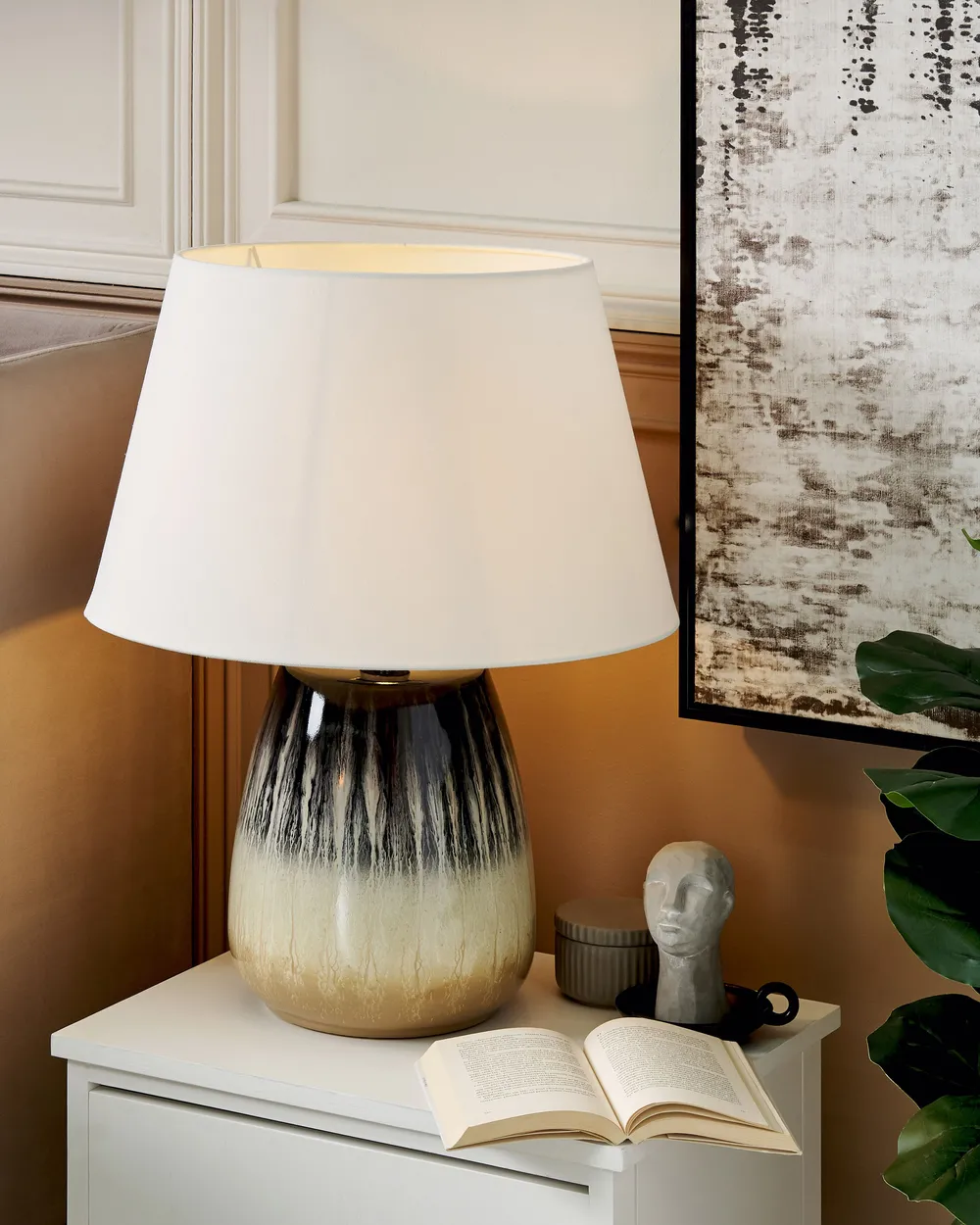 Tischlampe CIDRA Keramik Bunt