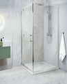 Duschkabine DARLI 80 x 80 x 185 cm Silber