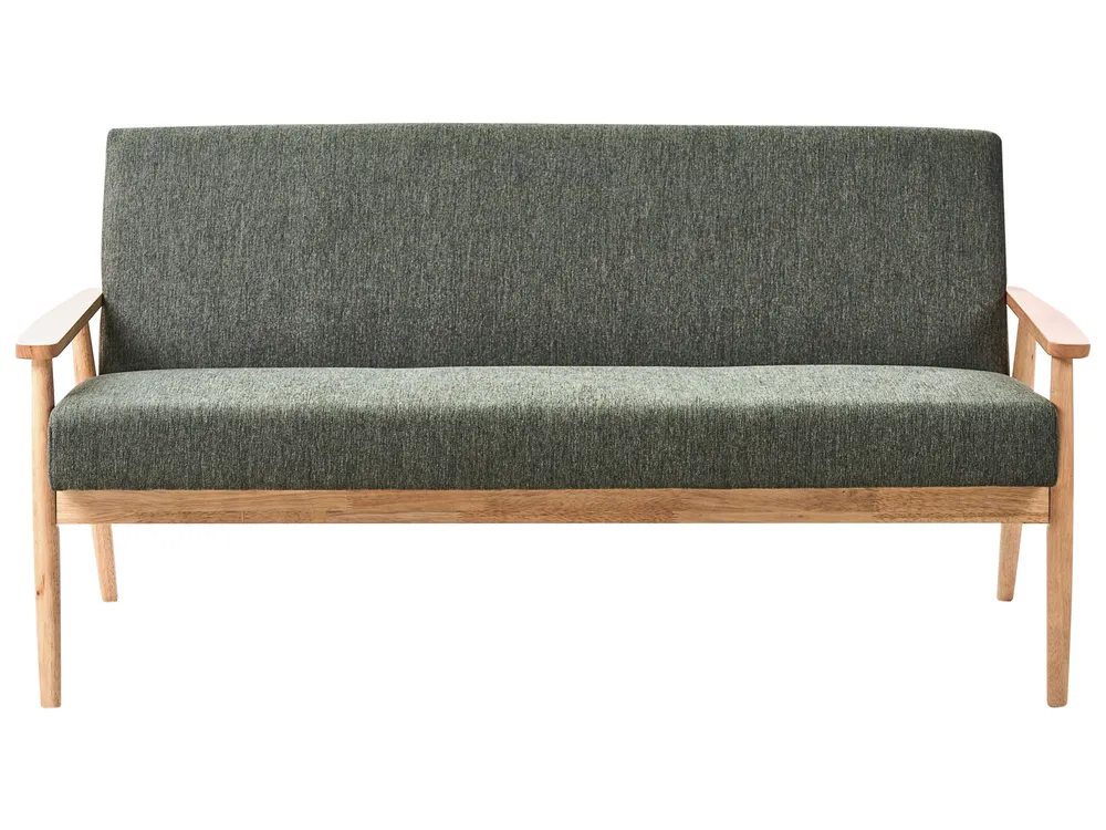 Sofa Set 6-Sitzer ESRUM Stoff Hellbraun / Grün_1015877