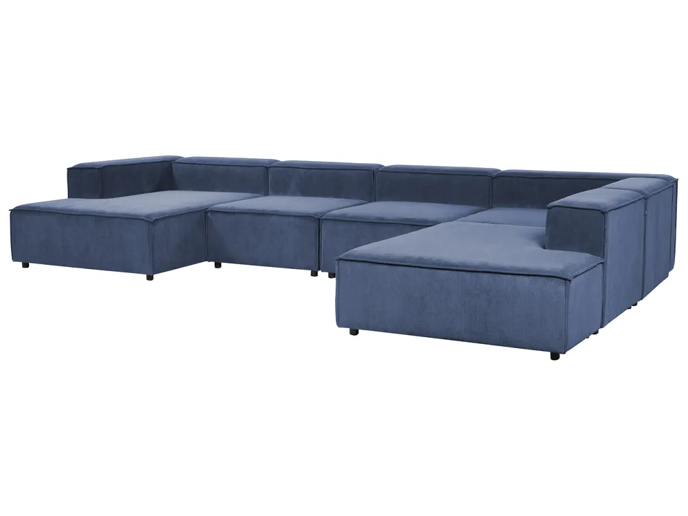 Modul Ecksofa 5-Sitzer ARDAL Cord Dunkelblau linksseitig_1008730