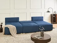 Modular U-Shape Sofa NERBO Fabric Blue_1035042