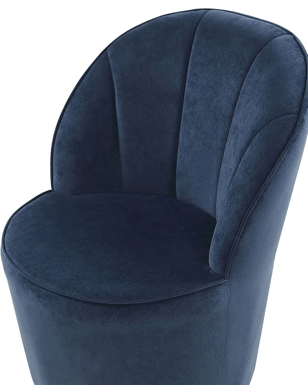 Sessel ALBY Samtstoff Dunkelblau_780872