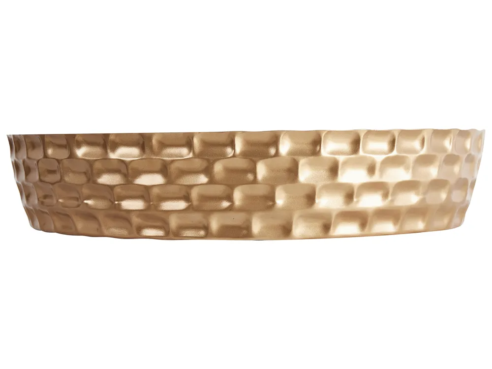 Decorative Tray SUEZ Metal Gold_765738