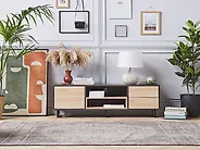 TV Stand MAINE Brown/ Black_1187322